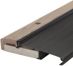 M-D Building Products 78634 5-5/8 in. x 1-1/8 in. x 36 in. Bronze Adjustable Aluminum & Hardwood Threshold Kit - Versatile Solution for French and Exterior Doors
