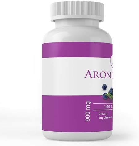 PURE ORIGINAL INGREDIENTS Aronia Berry, (100 Capsules) Chokeberry Extract, Always Pure, No Additives Or Fillers, Lab Verified