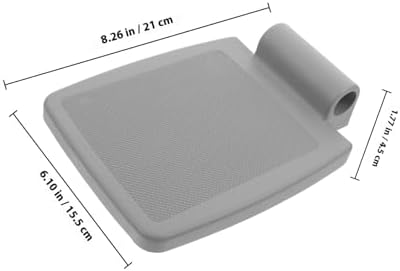 NOLITOY Heavy Duty Wheelchair Footrest Pedal 2pcs Gray Elevating Footplates Wheelchair Leg Rest Replacement Parts for Elderly Mobility Aids