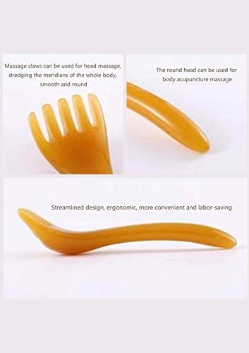Scalp Massager Gua sha Back Massager Head Scratcher protable Hand held SPA Head Massager for deep Relaxation、Gifts for Mom and Dad, Can be Used on Every Part of The Body (Pink)