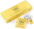 TWG Tea | 1837 Green Tea | Green Tea | Strawberry & Caramel | 15 Hand Sewn Cotton Tea Bags | Gift Set