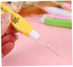 LED Ear Spoon Flash Ear Wax Pick Remover Tool Ear Cleaner Spoon 2 PCS.