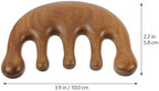 Sandalwood Comb Scalp Massage Comb Wide Tooth Anti-Static Hair Lightweight Portable 3.94X2.28X1.18 Inch for Hair Care Scalp Relaxation