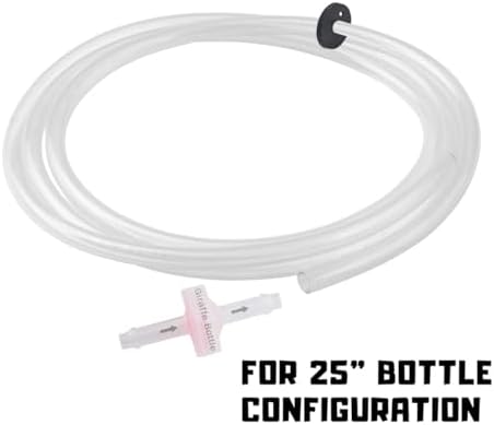 Giraffe Bottle Replacement Tube/Valve Kit for Tower Hands Free System, 25 inch Neck