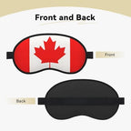 Canadian Flag Sleep Mask 100% Light Blocking Eye Mask for Sleeping, Sleep Mask for Unisex for Travel/Nap
