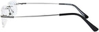 Agstum Blue Light Blocking Glasses - Flexible Rimless Titanium Alloy Eyeglasses Frames Clear Lens