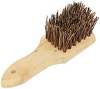 Thunder Group Wok Brush with Wooden Handle, 8-Inch