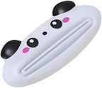 1Pc Multi-Functional Adorable Cartoon Toothpaste Squeezer - Plastic Tube Dispenser for Bathroom & Kitchen, Easy-to-Use, Durable Home Gadget, Cute Animal Design, Bathroom Decor,Panda