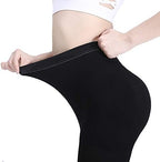 AMZAM® Medical Compression Pantyhose for Women & Men, 15-20 mmHg Graduated Compression Leggings, Opaque Footless Waist High Compression Stockings for Edema, Varicose Veins, Post Surgery,Black L