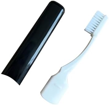 Portable Orthodontic Oral Care Kit for Braces - Interdental Brush Dental Wax Dental Floss Toothbrush Cleaning Kit, Black