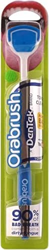 Dentek Orabrush Tongue Cleaner (Pack of 4) Colors May Vary