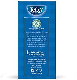 Tetley Classic Blend Decaf Premium Black Tea, Decaffinated Tea, 72 Tea Bags (Pack of 12), Rainforest Alliance Certified