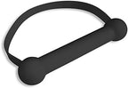 Quickie Bit Gag, Super Strong Silicone Open Mouth Gag. Bondage Toy Accessories for Adult Couple Play, Breathable, Light, Portable and Quiet, One Size Fits All, Perfect for Women and Men - Black