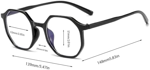 Fashion Oversize Myopia Glasses for Men Women Lightweight Nearsighted Distance Glasses