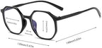 Fashion Oversize Myopia Glasses for Men Women Lightweight Nearsighted Distance Glasses