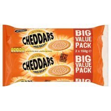 McVitie's Baked Cheddars Cheese Biscuits Twinpack 2 X 150G