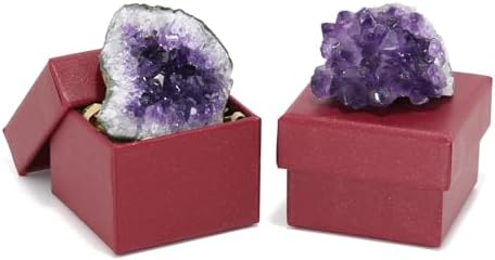 Natural Amethyst Crystal Stone, Meditation Aid, Energy Cleansing, Sleep & Stress Relief, Healing Crystals for Feng Shui Decor, Energy Healing Tool (0.15lb)
