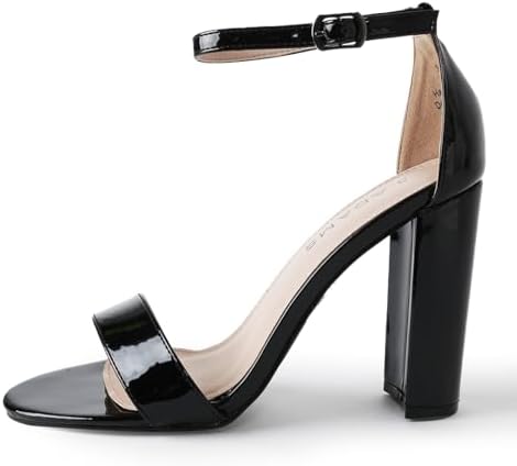 J. Adams Shirley Heels for Women - Ankle Strap High Heel Dressy Sandals