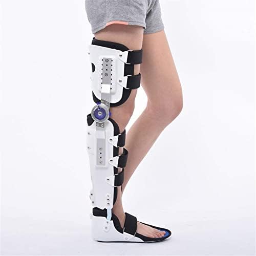 Adjustable Full Leg Stabilizer Knee Orthosis Splint, Hip Knee Ankle Foot Orthosis for Hip Fracture Rehabilitation Equipment Fixed Brace of Lower Limb Paralysis Leg 1