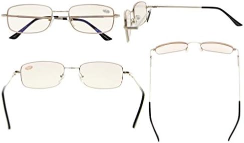 Eyekepper Computer Readers Bridge-flex Memory Titanium Mens Womens Spring Hinges Computer Reading Glasses