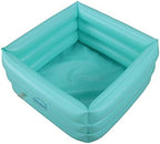 Obbomed HB-1700N New and Handy air Valve Foldable Portable, Folding Inflatable Portable Travel Spa Foot Care Bath Basin –Inflated Size: 16.5(L) x 16.5(W) x 7.0(H) inches – 4.2 Gallons Capacity
