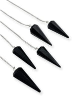 Wholesale Gem Shop Natural Gemstone Crystal Faceted Pendulum