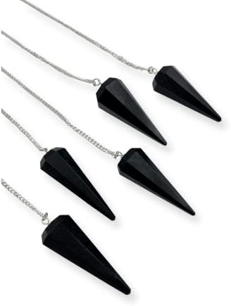 Wholesale Gem Shop Natural Gemstone Crystal Faceted Pendulum