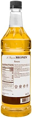 Monin Banana, 48-Ounce Packages (Pack of 4)