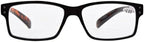 Eyekepper Spring Hinges Vintage Reading Glasses Men with Case Grey Lens Sunshine Readers