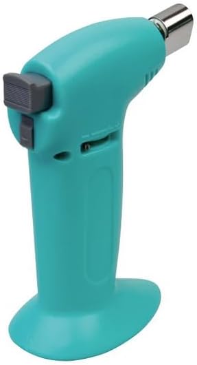 Dental Lab Torch Aquamarine Electronic Micro Torch Lighter Lab, Dental, Medical, Electronic Ignition, Adjustable Flame Blow Torch