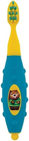 NUK Toddler Tooth and Gum Cleanser with Toothpaste, Colors May Vary,1 Set