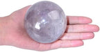 Natural Mica Fluorite Ball Quartz Crystal Sphere Gemstone Orb Stone Ball with Wooden Base