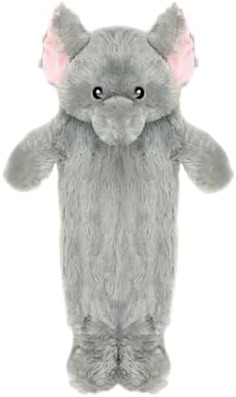 A2Z Hot Water Bottles Elephant Soft Plush Fleece Cover 1 Liter Pain Relief Cosy Night Neck Back Shoulder Warmer Heat Theraphy