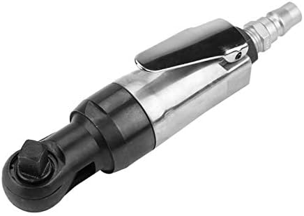 Mini Air Powered Ratchet Wrench, Drive Straight Shank Pneumatic Air Ratchet Wrench Professional Tool(1/4")