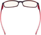 CessBlu UV Protection Computer Reading Glasses with Polka Dots Pattern Blue Light Filter Reader Eyeglasses for Women(Red)+2.5