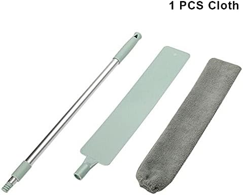 VALINK Extendable Gap Cleaning Brush, Bedside Dust Brush Long Handle Mop, Reusable Microfibre Duster Sweeping Brush