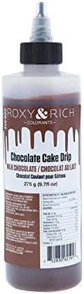 Roxy and Rich Chocolate Cake Drip 275 Grams, Milk Chocolate