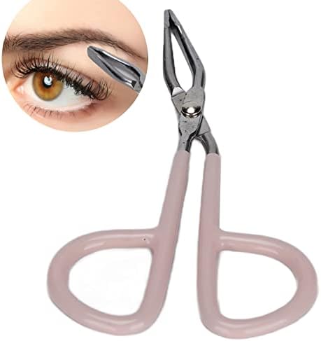 Eyebrow Tweezers, Stainless Steel Hair Removal Clip with Grinding Handle Professional Salon Tweezers With Easy Scissor Handle, Best Precision Eyebrow Tweezers for Eyebrow Hair Removal Tweezers