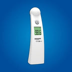 Amazon Basic Care Temple Touch Digital Thermometer, Instant Read, Easy to Use, Fast Accurate, White