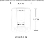 DEDGE Safety Razor Alloy Stand-Razor Holder Stand-Double Edge Safety Razor Stand-Shaver Holder For Bathroom Accessory-Opening dimension is 1.7cm/0.67"