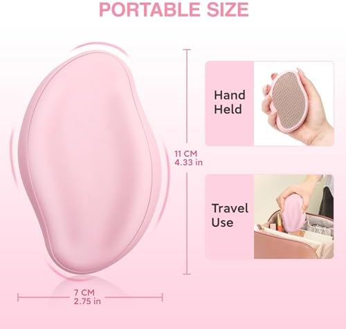 Nano Glass Foot File for Dead Skin and Callus Removal, Gentle Pedicure Tool & Foot Scrubber for Wet and Dry Feet, Portable Glass Exfoliator Heel File for Women and Men, Smooth Foot Care Tool