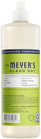 MRS. MEYER'S CLEAN DAY Liquid Dish Soap, Lemon Verbena, 16 fl. Oz