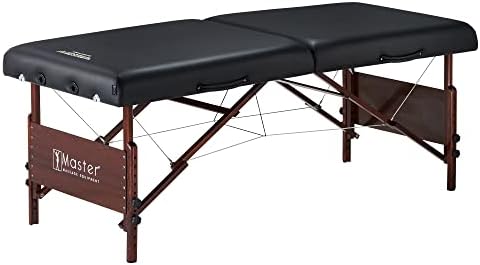 Master Massage Del Ray Pro 30" Portable Massage Table, 750lbs Capacity, Black