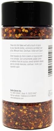 Badia Crushed Red Pepper, 4.5 oz (Pack of 12) – Dried and Crushed Red Chili Flakes for Cooking, Seasoning, and Topping