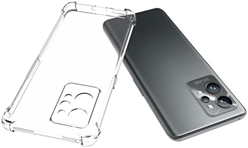 USTIYA Case for Realme GT 2 Pro Clear TPU Four Corners Protective Cover Transparent Soft funda
