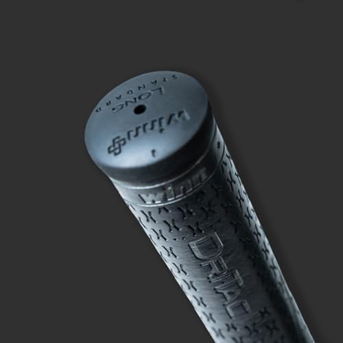 Winn Dri-Tac Long Standard Golf Grip, Non-Slip & Cushioned Comfort, Moisture-Wicking & Shock Absorption, AVS Technology, Hand Alignment & Lighter Grip Pressure, Tacky in All Weather