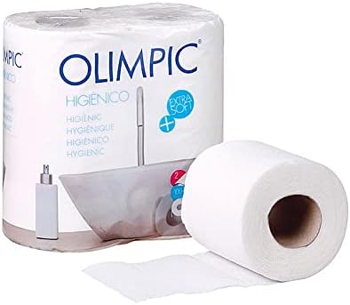 Olympic Toilet Paper 2 Ply - 96.3mm Width x 18m Length Pack of 4 Rolls