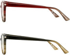 Foster Grant womens Dakota 2-pack Reading Glasses Cat-Eye Reading Glasses