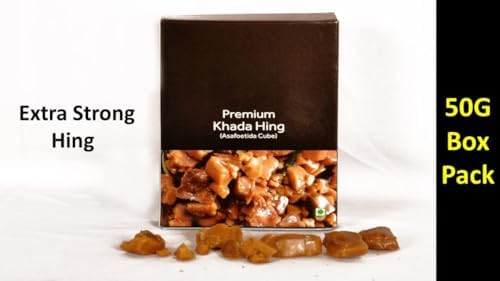 Generic Premium Khada Hing - Asafoetida Cubes-Hing Ras (50GM)