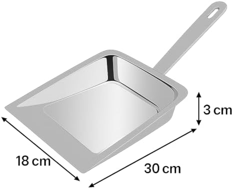 Stainless Steel dust pan, Dustpan, Supadi,Dust Collector Pan for Home and Kitchen